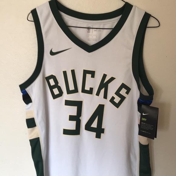 NBA Milwaukee Bucks #34 swingman authentic jersey - Picture 3 of 13